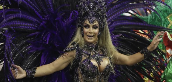 Brazilian dancer is first trans 'godmother of the drummers' at Carnival