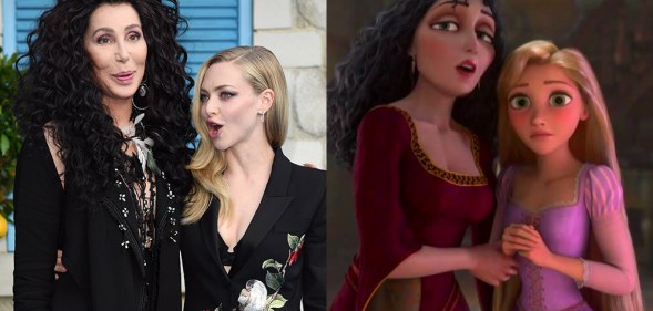 Cher and Amanda Seyfried / Rapunzel and Mother Gothel