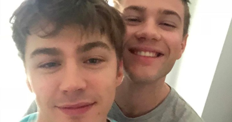 Connor Jessup and Miles Heizer