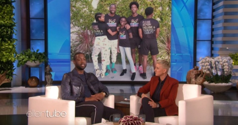 Dwyane Wade spoke about his transgender daughter in an interview with Ellen DeGeneres