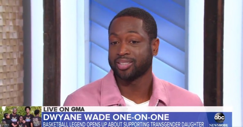 Dwyane Wade has said that his daughter has known she is trans since age three.