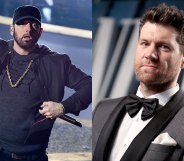 Eminem and Billy Eichner at the Oscars