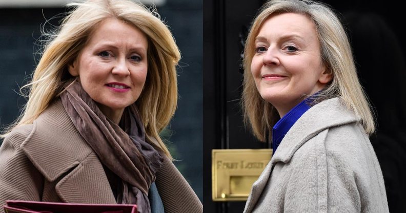 Esther McVey and Liz Truss