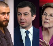 George Zimmerman, Pete Buttigieg and Elizabeth Warren.