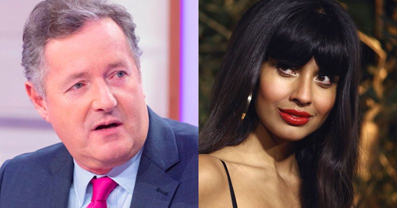 Piers Morgan and Jameela Jamil