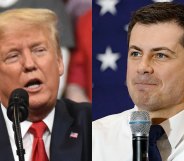 Donald Trump and Pete Buttigieg