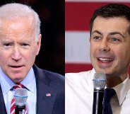 Joe Biden and Pete Buttigieg