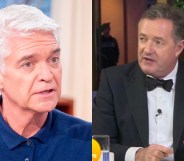 Phillip Schofield and Piers Morgan