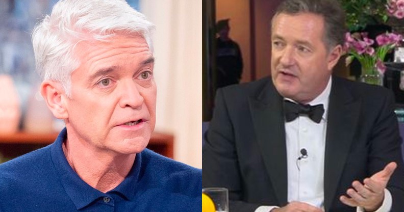 Phillip Schofield and Piers Morgan