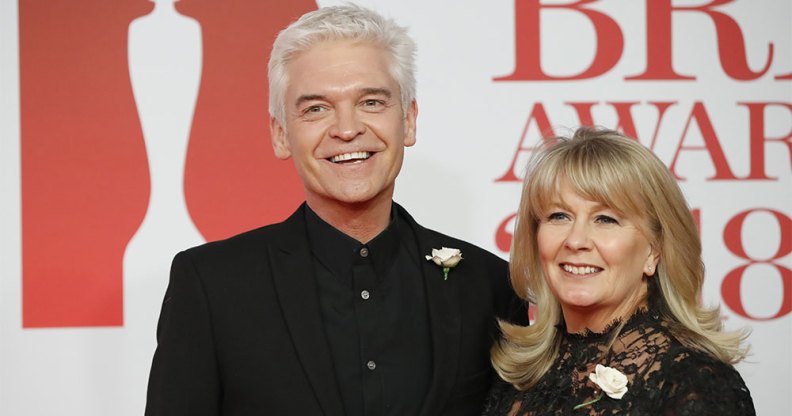Phillip Schofield and his wife Stefanie Lowe.