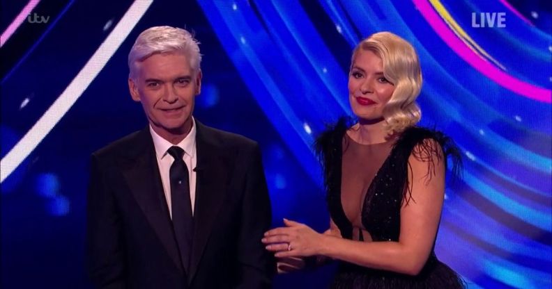 Phillip Schofield Dancing on Ice gay