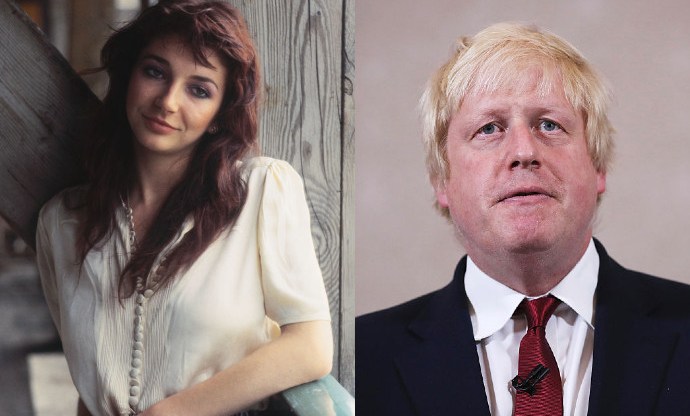 Kate Bush Boris Johnson