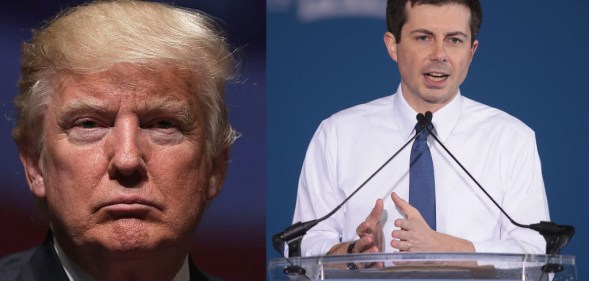 Donald Trump Pete Buttigieg Joe Biden