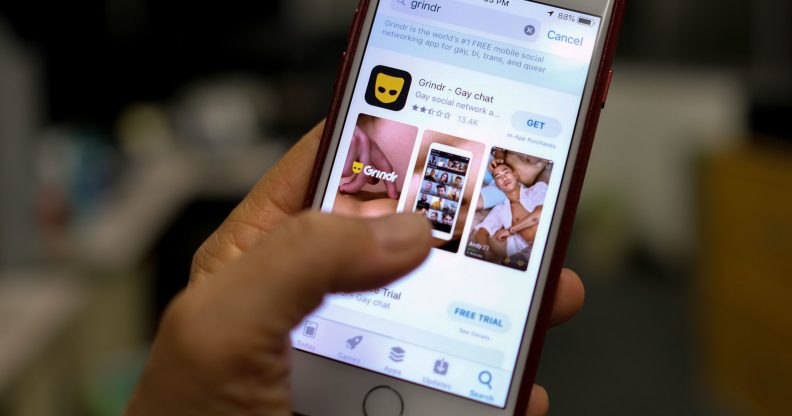 The saga of who would buy Grindr has reached its climax, after an unnamed consortium of investors bought the dating app. (CHRIS DELMAS/AFP via Getty Images)