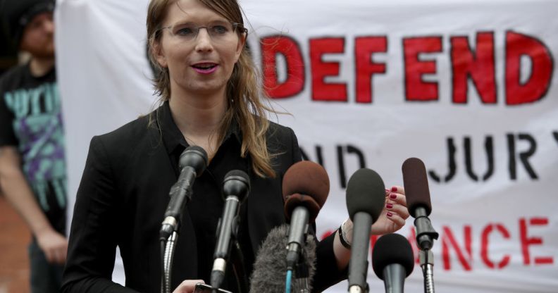 Former US Army intelligence analyst Chelsea Manning