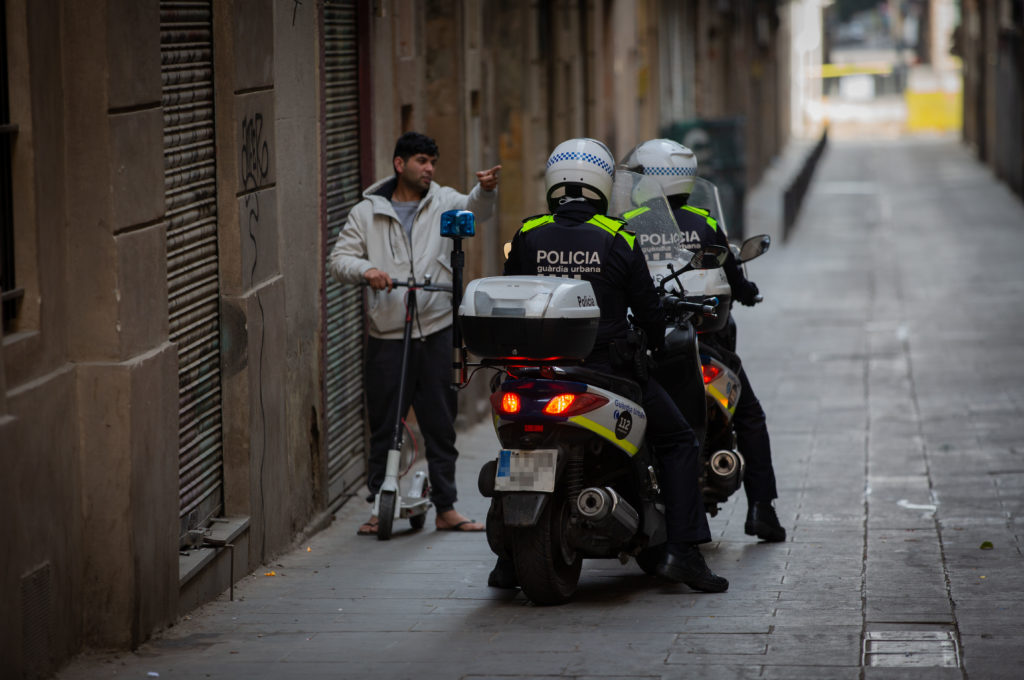 Barcelona, Spain, has been paralysed by the president's harsh lockdown measures to curb the climbing coronavirus caseload. (David Zorrakino/Europa Press via Getty Images)