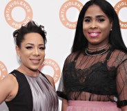 Actress Selenis Leyva and sister Marizol Leyva attend the 2017 Anti-Violence Project Courage Awards at Pier 59 on October 11, 2017 in New York City.