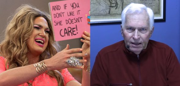 Bryan Fischer, a drag queen