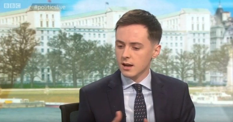 Right-wing pundit Darren Grimes