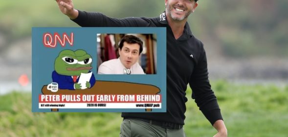 Featuring the Pepe the Frog meme – a poster meme for alt-right communities – and homophobic slurs, golfer Scott Piercy saw several brand deals lost. (Christian Petersen/Getty Images)