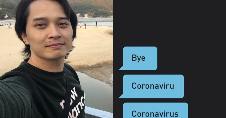 Michael Rivera has spoken out about the racism he has faced on Grindr as an Asian man since the coronavirus pandemic seized daily life. (Twitter)