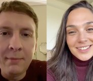 Joe Lycett and Gal Gadot