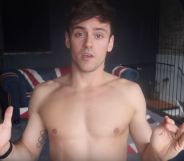 Tom Daley shirtless workout coronavirus