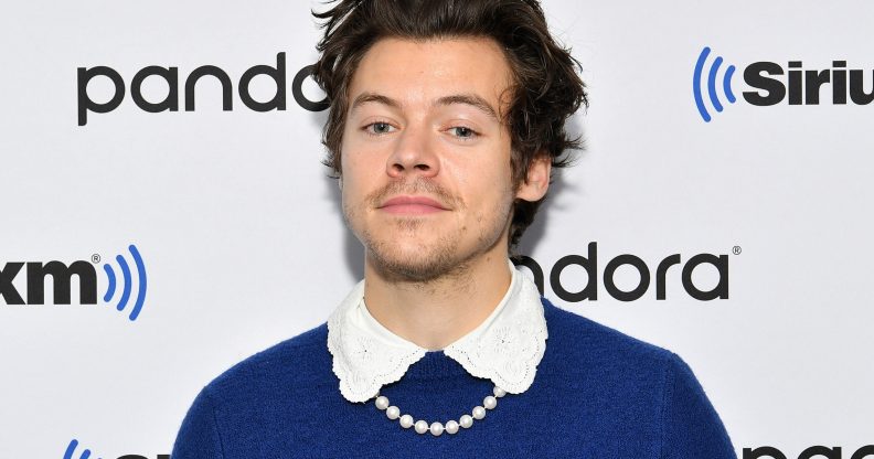 Harry Styles visits SiriusXM Studios on March 02, 2020. (Dia Dipasupil/Getty Images)