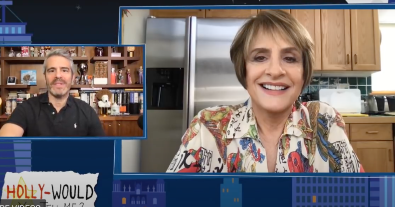 Patti LuPone was peak Patti LuPone on an episode of Watch What Happens Next with Andy Cohen. (Screen capture via YouTube)