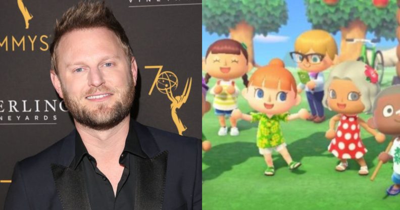 Queer Eye star Bobby Berk gave Animal Crossing: New Horizon fans a masterclass in home decor. (Jesse Grant/Getty Images/Nintendo)