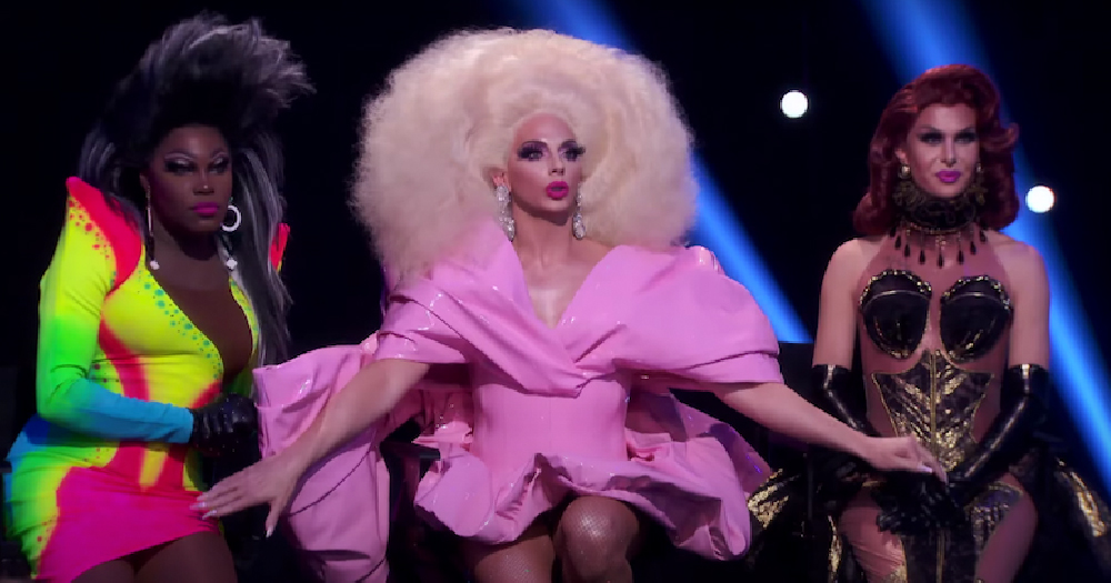 Asia O'Hara, Alyssa Edwards and Trinity The Tuck