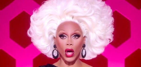 RuPaul looking shocked