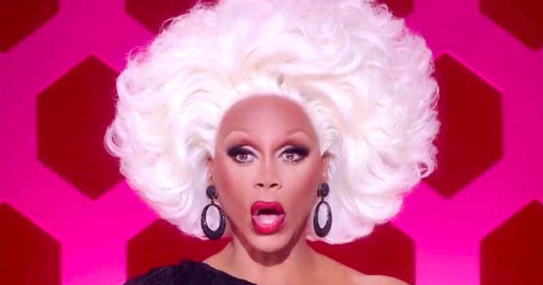 RuPaul looking shocked