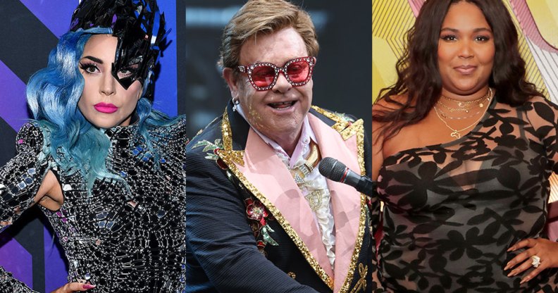 Lady Gaga, Elton John, Lizzo