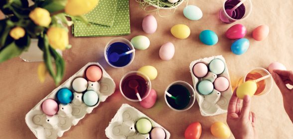 A surreal website claimed that gay people are "lacing Easter Eggs with homosexual-inducing food colorings". Yes, really. (Stock photograph via Elements Envato)