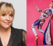 Mel Giedroyc and Divina de Campo