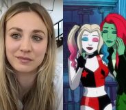 Kaley Cuoco, who voices Harley Quinn in the titular cartoon series, has teased her character's blossoming relationship with Poison Ivy. (Screen capture via YouTube/DC Universe)