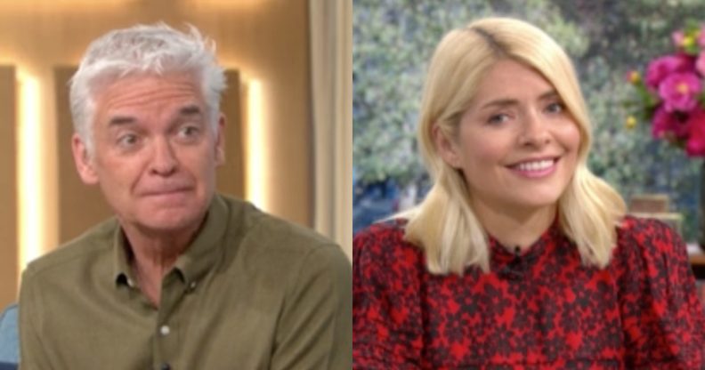 Philip Schofield mimed waxing Holly Willoughby's vagina on This Morning and our decent into madness during the coronavirus pandemic is complete. (Screen capture via ITV)