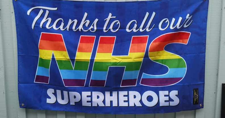 NHS Pride Flag