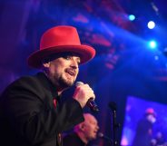 The singer Boy George, who was jailed in 2009 for imprisoning a male escort