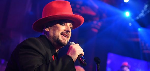 The singer Boy George, who was jailed in 2009 for imprisoning a male escort