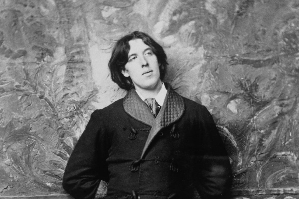 Oscar Wilde, Irish writer, in New York in January 1882. (DeAgostini/Getty Images)