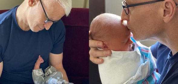 Anderson Cooper shared snapshot of he and his baby boy, Wyatt, together in a heartfelt Instagram post. (Instagram)