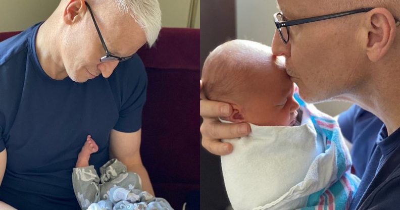 Anderson Cooper shared snapshot of he and his baby boy, Wyatt, together in a heartfelt Instagram post. (Instagram)