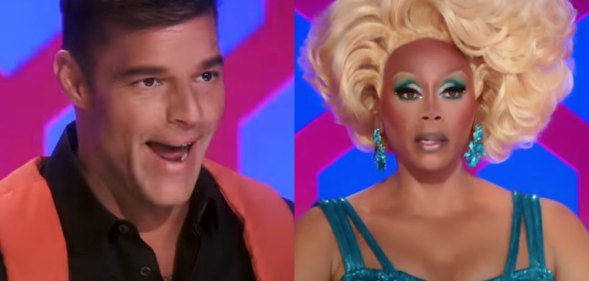 Ricky Martin and RuPaul