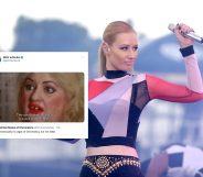 Iggy Azalea shared a meme of an iconic scene in Female Trouble on Twitter. (Isaac Brekken/Getty Images for iHeartMedia)