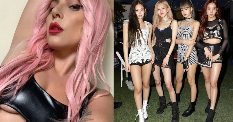 Lady Gaga and BLACKPINK