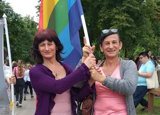 Hungarian trans couple Tamara Csillag and Elvira Angyal