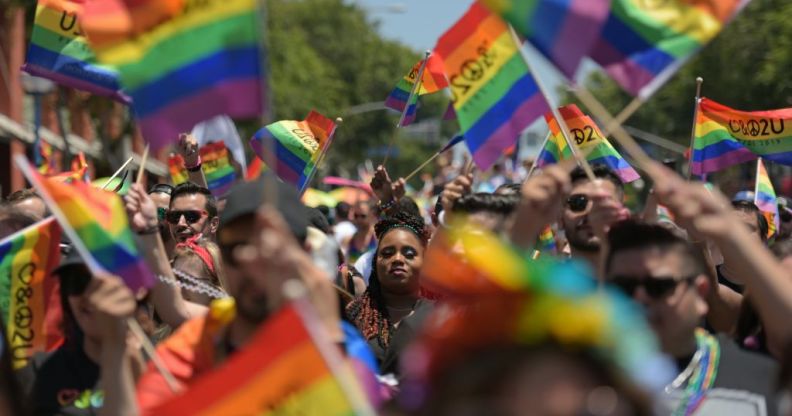 LA Pride Black Lives Matter march