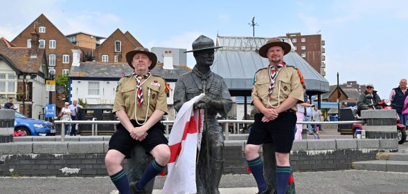 statue of Robert Baden-Powell